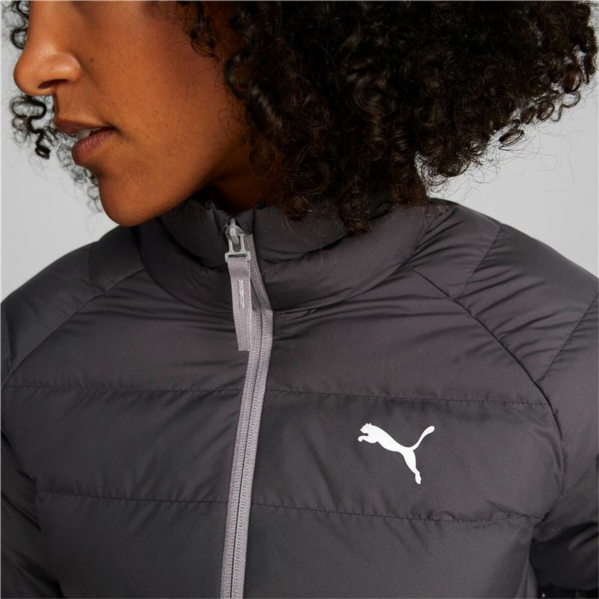 Women's Sports Jacket Puma Active Polyball Dark grey