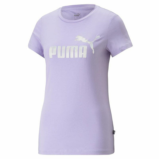 Damen Kurzarm-T-Shirt Puma Ess+ Nova Shine  Lavendel Damen