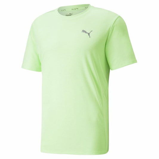 Kurzarm-T-Shirt Puma Run Favorite Neongrün