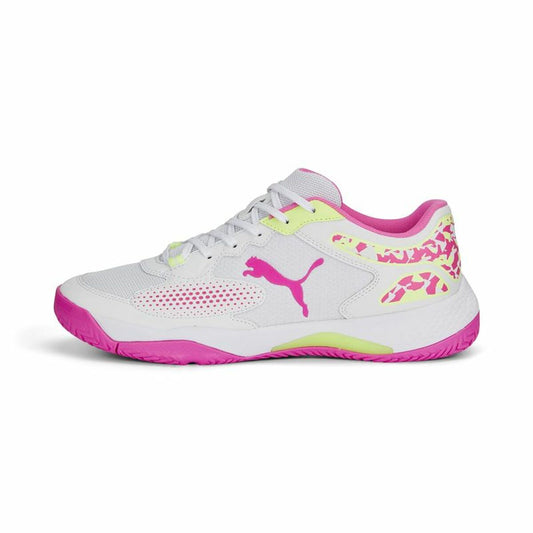 Adult's Padel Trainers Puma Solarcourt RCT White Pink