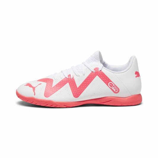 Chaussures de Football pour Adultes Puma Future Play It Blanc Rose