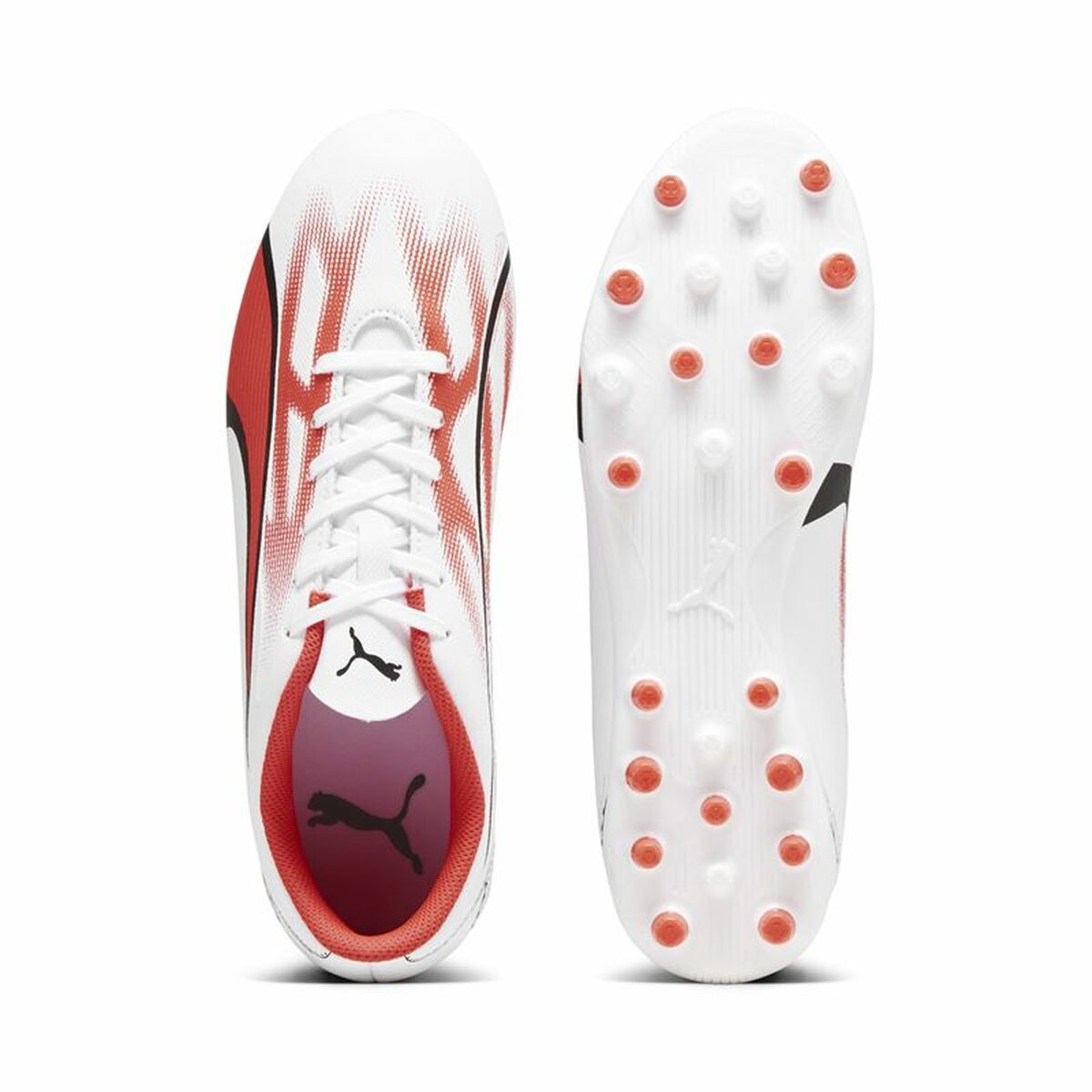 Adult's Football Boots Puma Ultra Play MG White Red