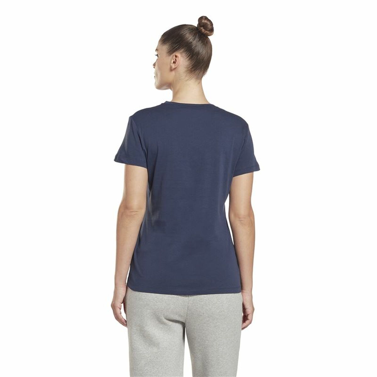 T-shirt à manches courtes femme Reebok Doorbuster Graphic  Bleu foncé