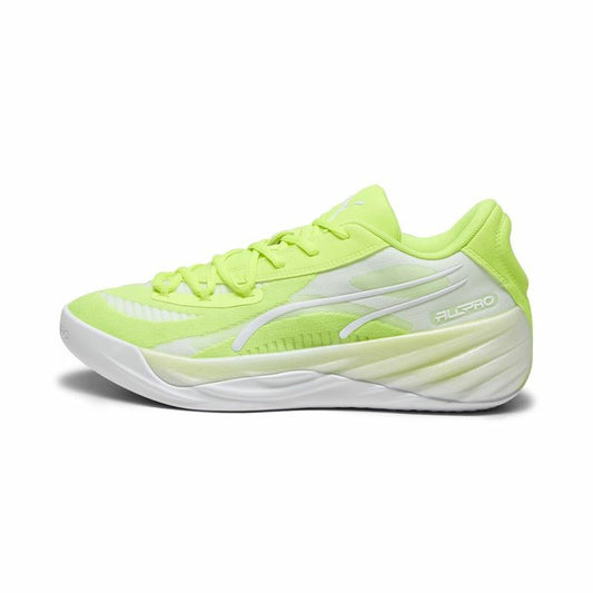 Basketball Shoes for Adults Puma All-Pro Nitro Yellow