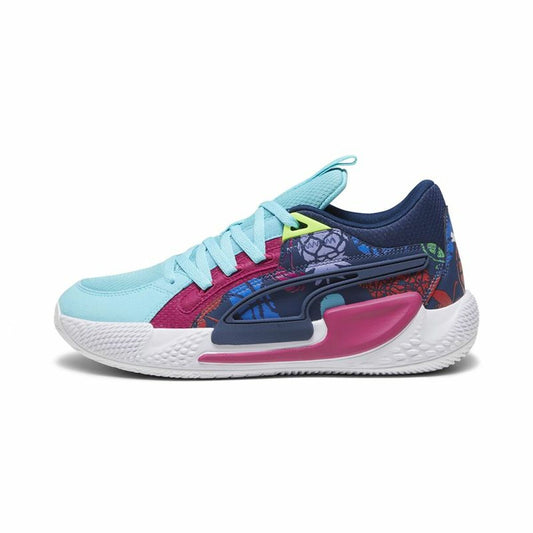 Basketball Shoes for Adults Puma Court Rider Chaos Light Blue