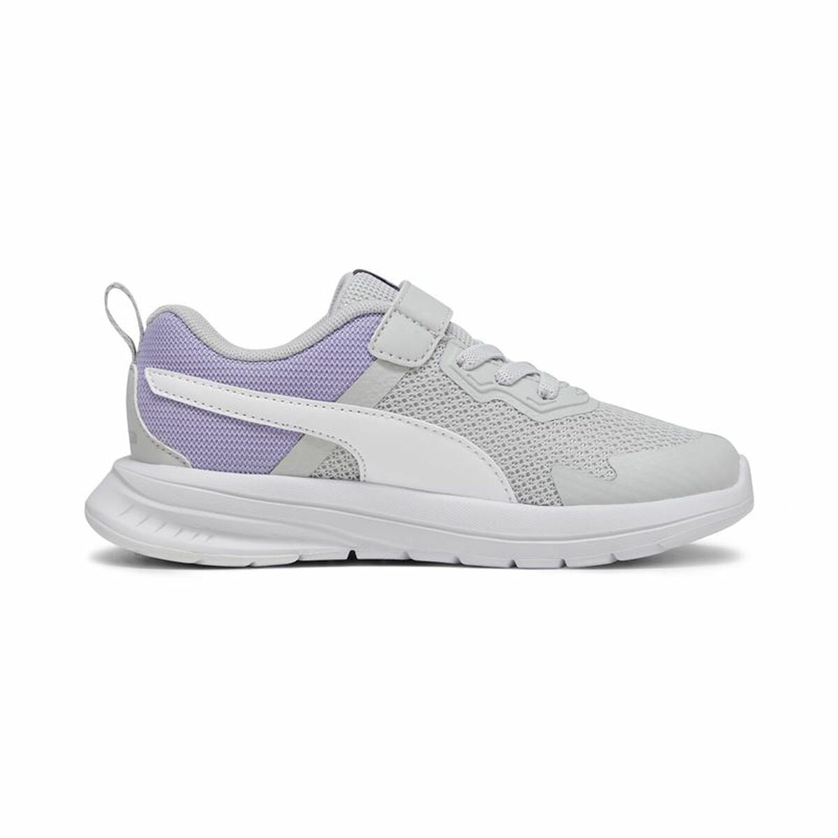 Chaussures de Sport pour Enfants Puma Evolve Run Mesh Gris clair