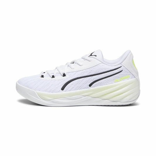 Basketball Shoes for Adults Puma All-Pro Nitro White