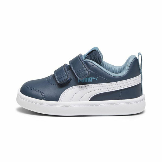 Chaussures de Sport pour Enfants Puma Courtflex V2 V Bleu