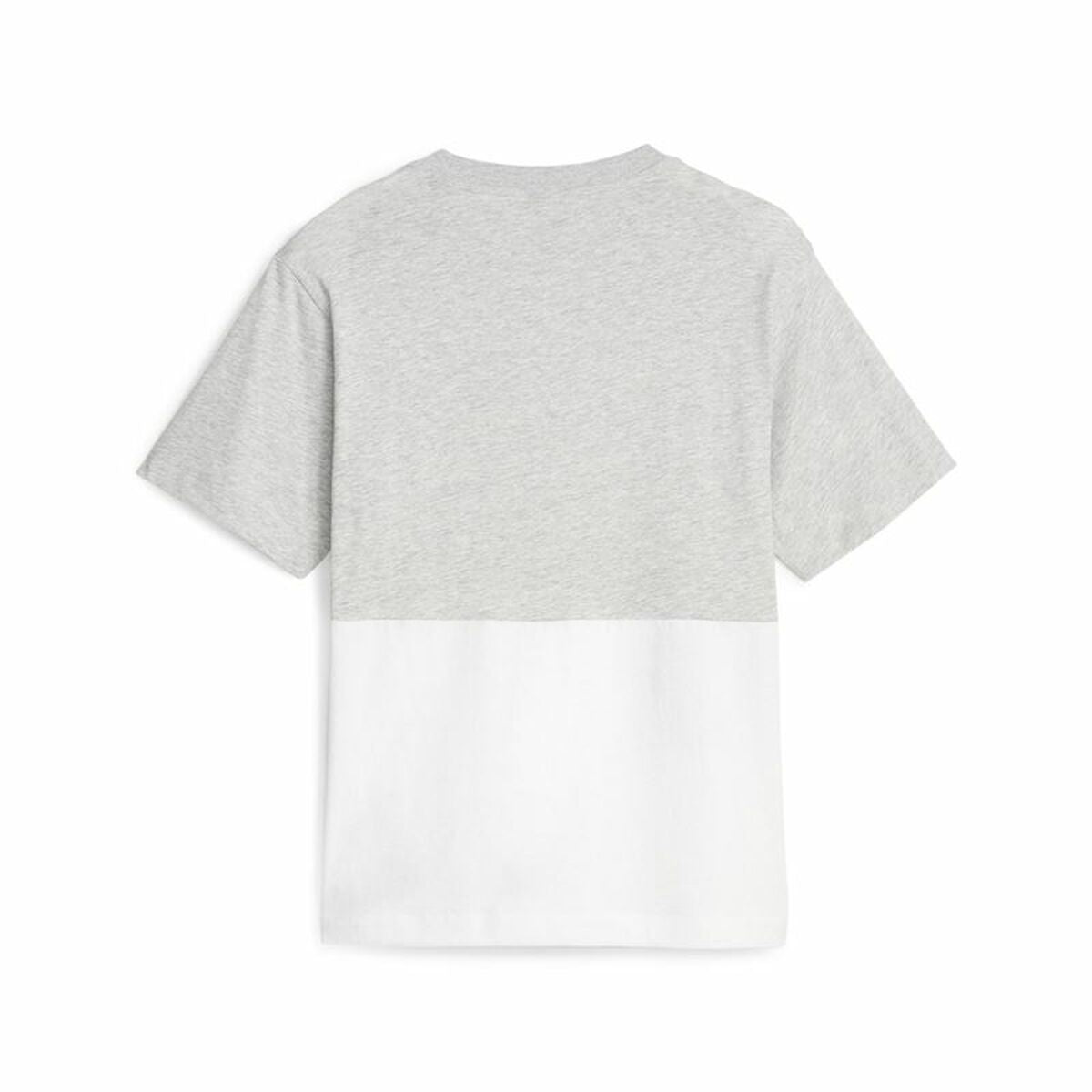 T-shirt à manches courtes femme Puma Power Colorblock Blanc Gris