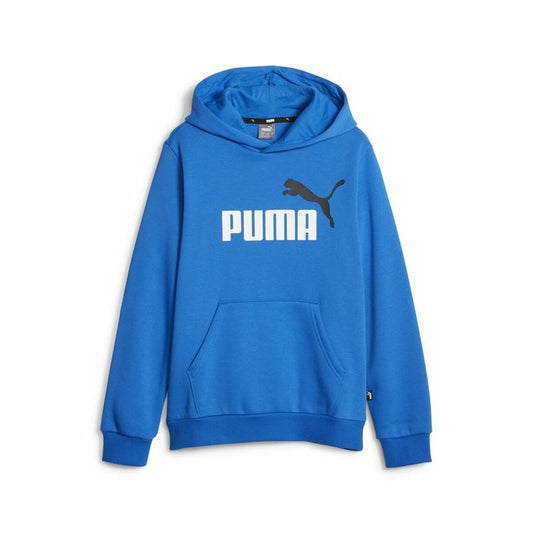 Kinder-Sweatshirt Puma Ess+ 2 Col Big Logo Blau
