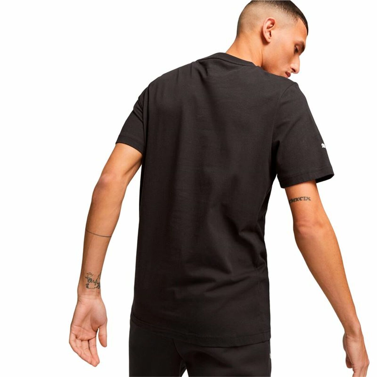 T-shirt à manches courtes homme Puma Mapf1 Ess Logo Noir