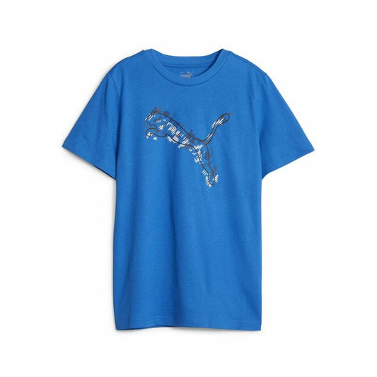T shirt à manches courtes Enfant Puma Active Sports Graphic Bleu