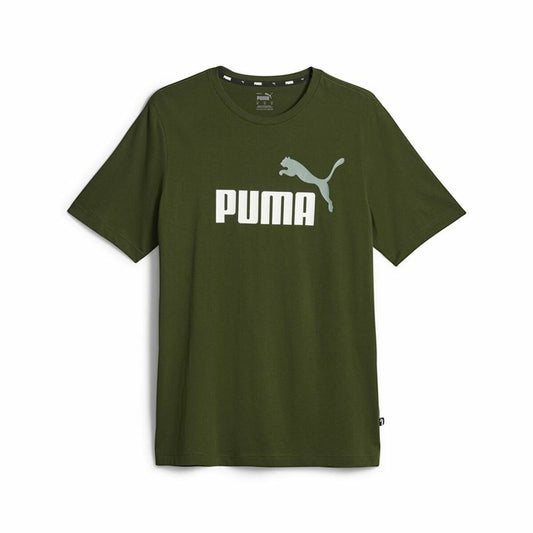 Men’s Short Sleeve T-Shirt Puma  Ess+ 2 Col Logo  L