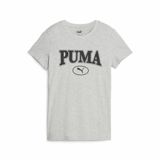 Short Sleeve T-Shirt Puma Squad Graphicc Tlight Light grey (XS)