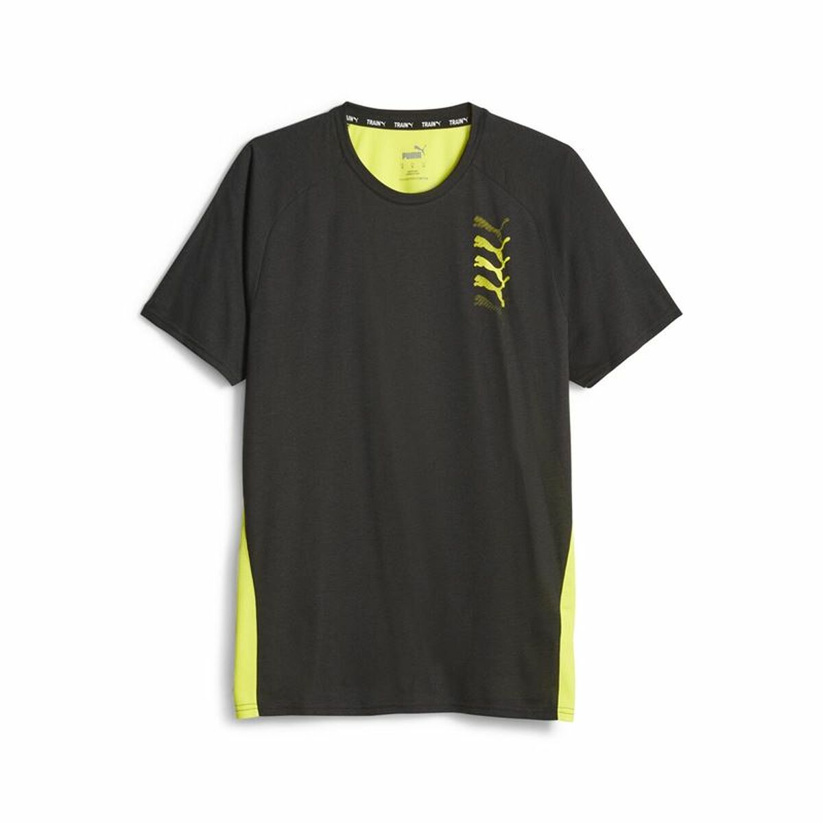 Men’s Short Sleeve T-Shirt Puma Fit Triblend Ul Black