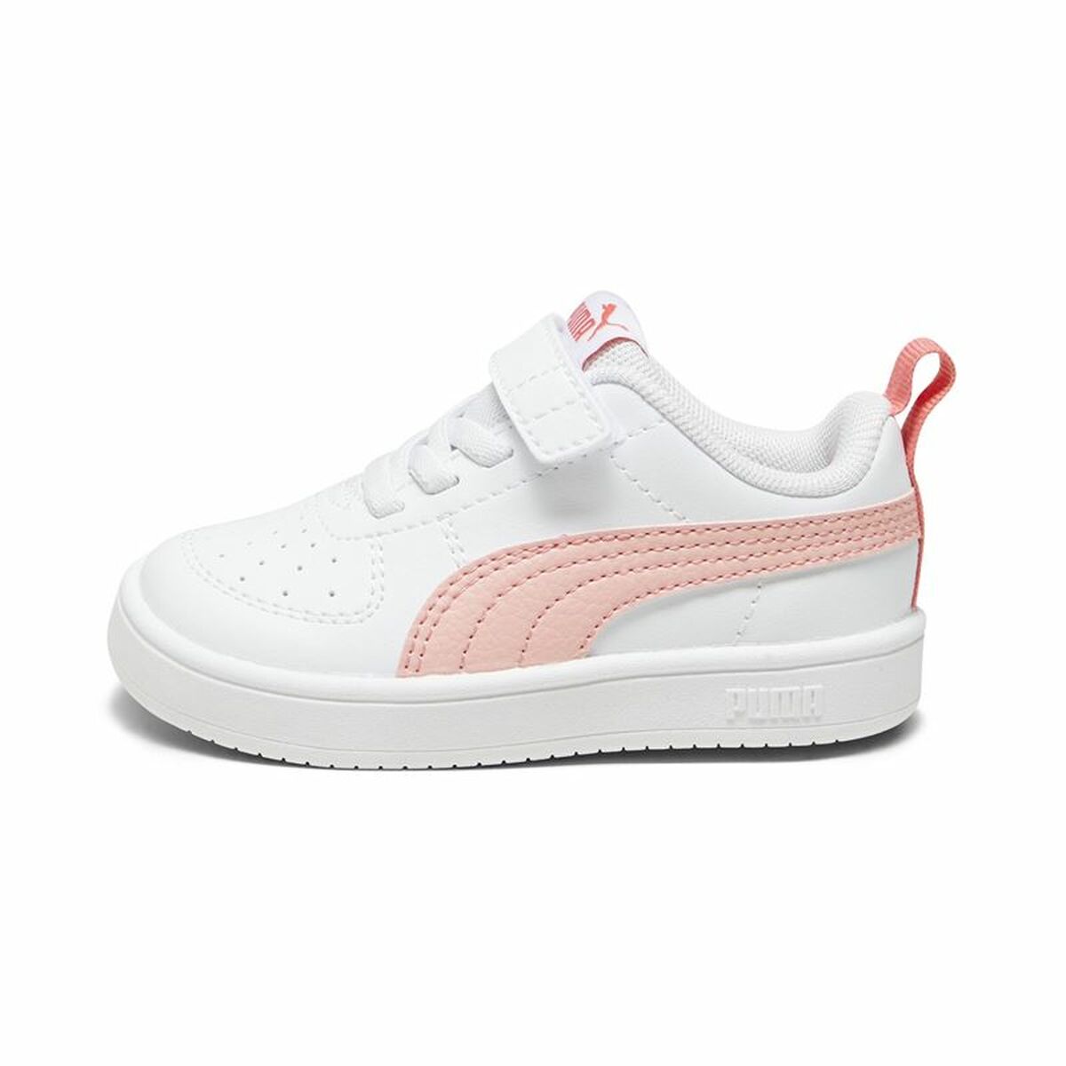 Chaussures de Sport pour Enfants Puma Rickie+ Blanc Rose clair