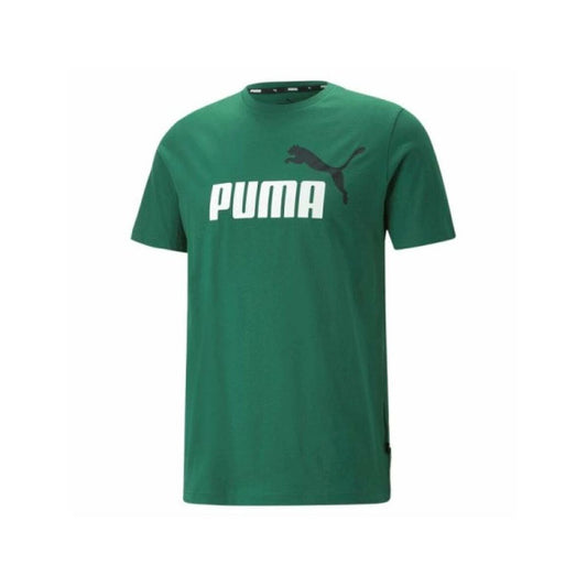 Men’s Short Sleeve T-Shirt Puma ESS 2 COL LOGO 586759 86 Green