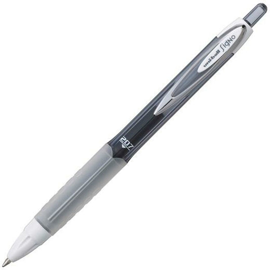 stylo à encre liquide Uni-Ball Rollerball Signo UM-207 Noir 0,4 mm (12 Pièces)