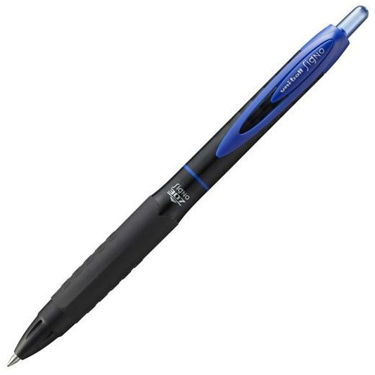 Liquid ink pen Uni-Ball Rollerball Signo UMN-207F Blue 0,4 mm (12 Pieces)