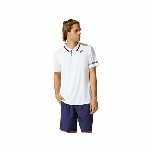 Men’s Short Sleeve Polo Shirt Asics Court White