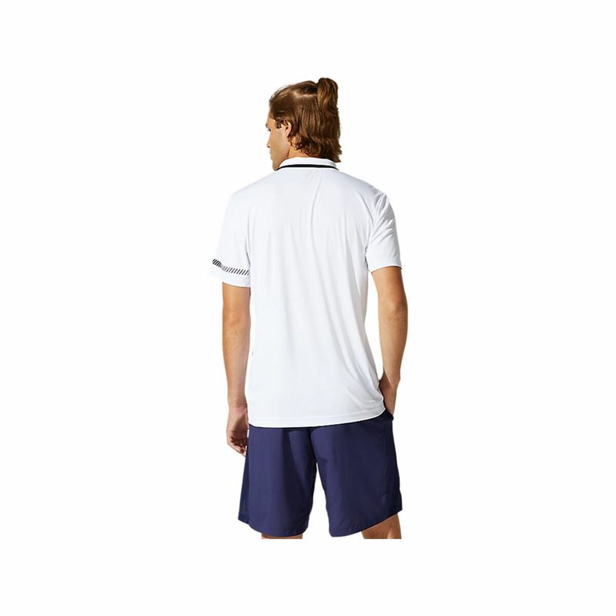 Men’s Short Sleeve Polo Shirt Asics Court White