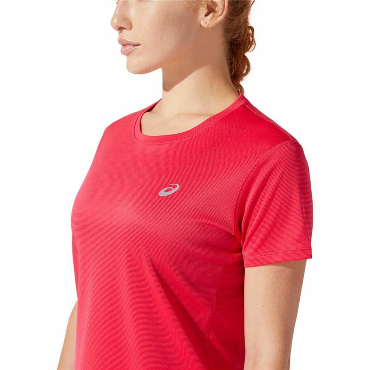 T-shirt à manches courtes femme Asics Core Rouge carmin