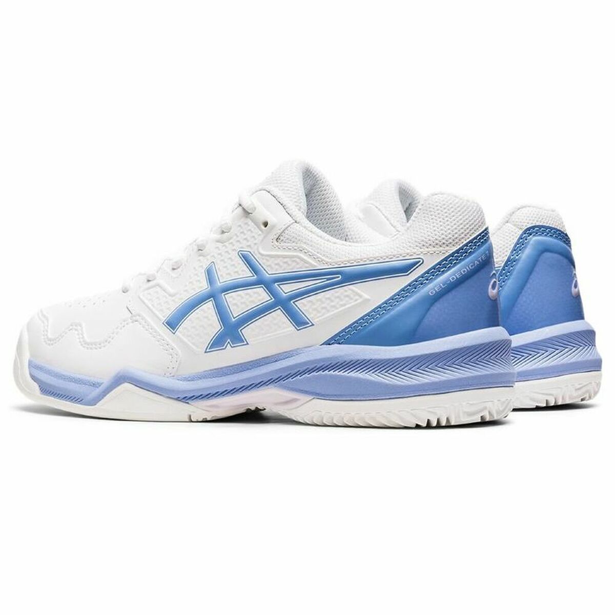 Laufschuhe für Damen Asics Gel-Dedicate 7 Clay Weiß