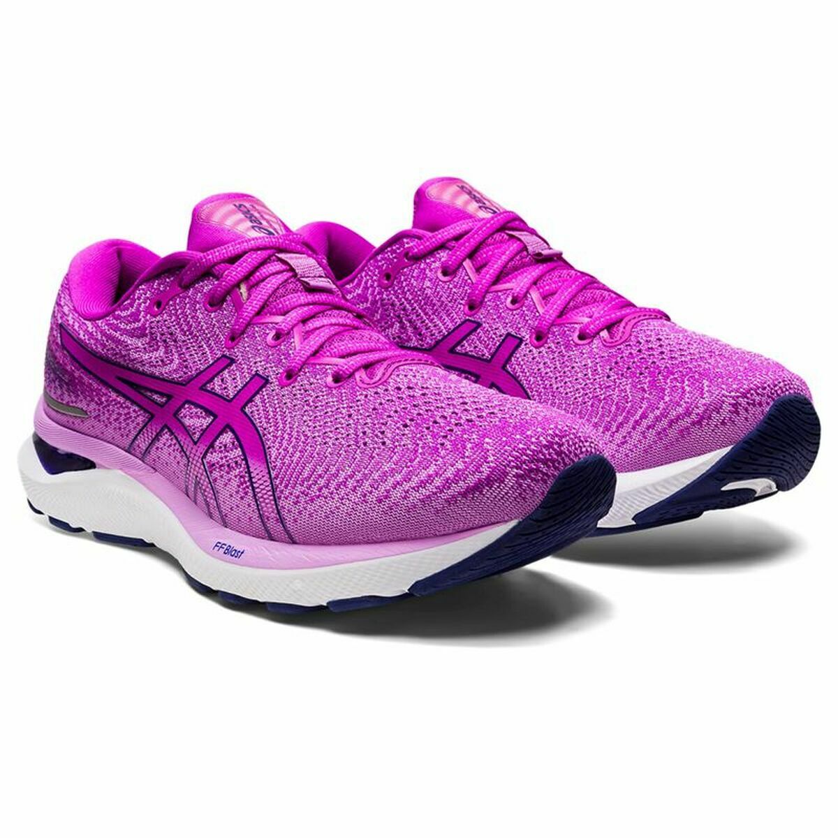 Turnschuhe Asics Gel-Cumulus 24 Lila Dunkelrosa