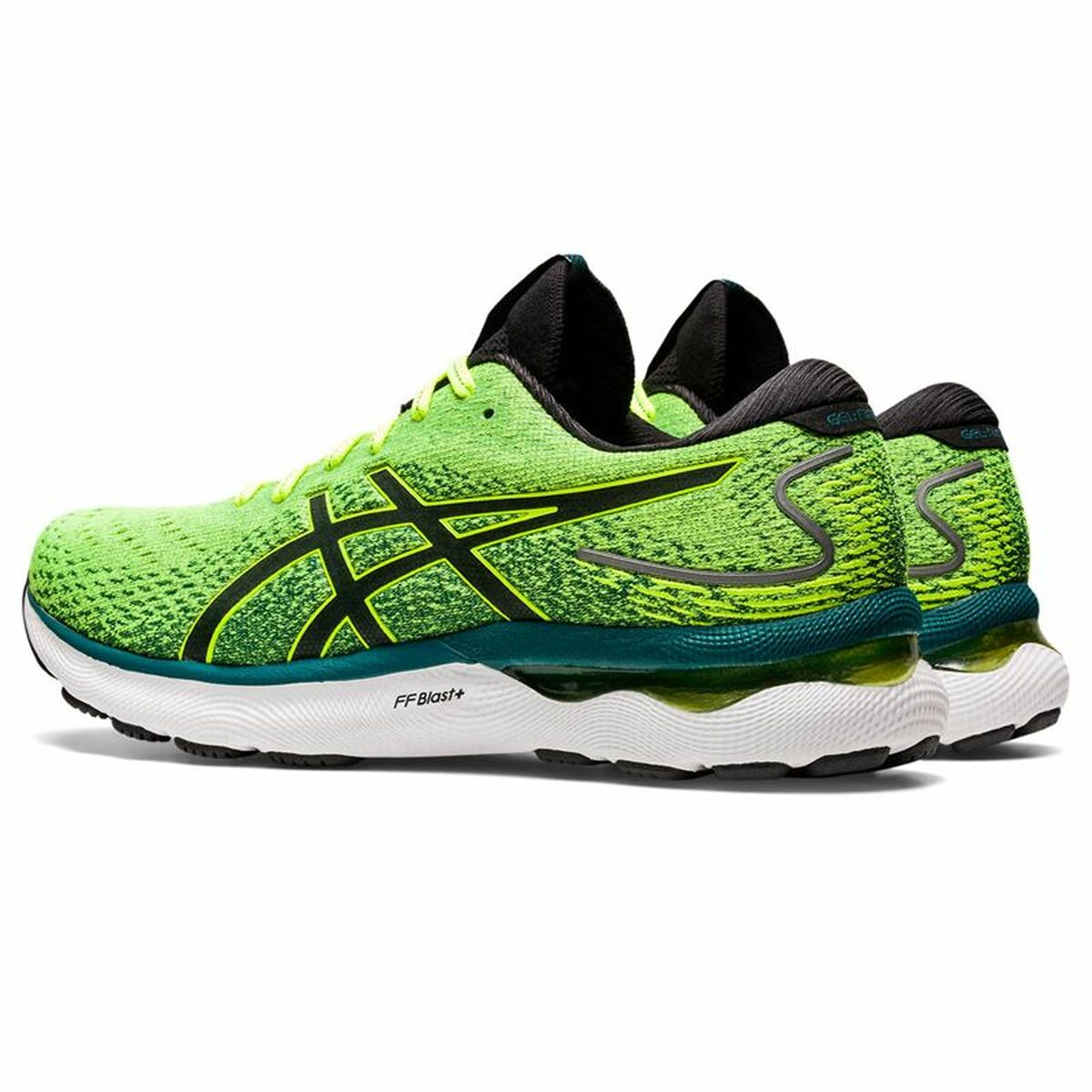 Chaussures de Running pour Adultes Asics Gel-Nimbus 24 Vert citron
