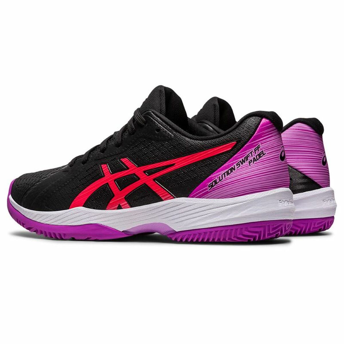 Laufschuhe für Damen Asics Solution Swift FF Schwarz