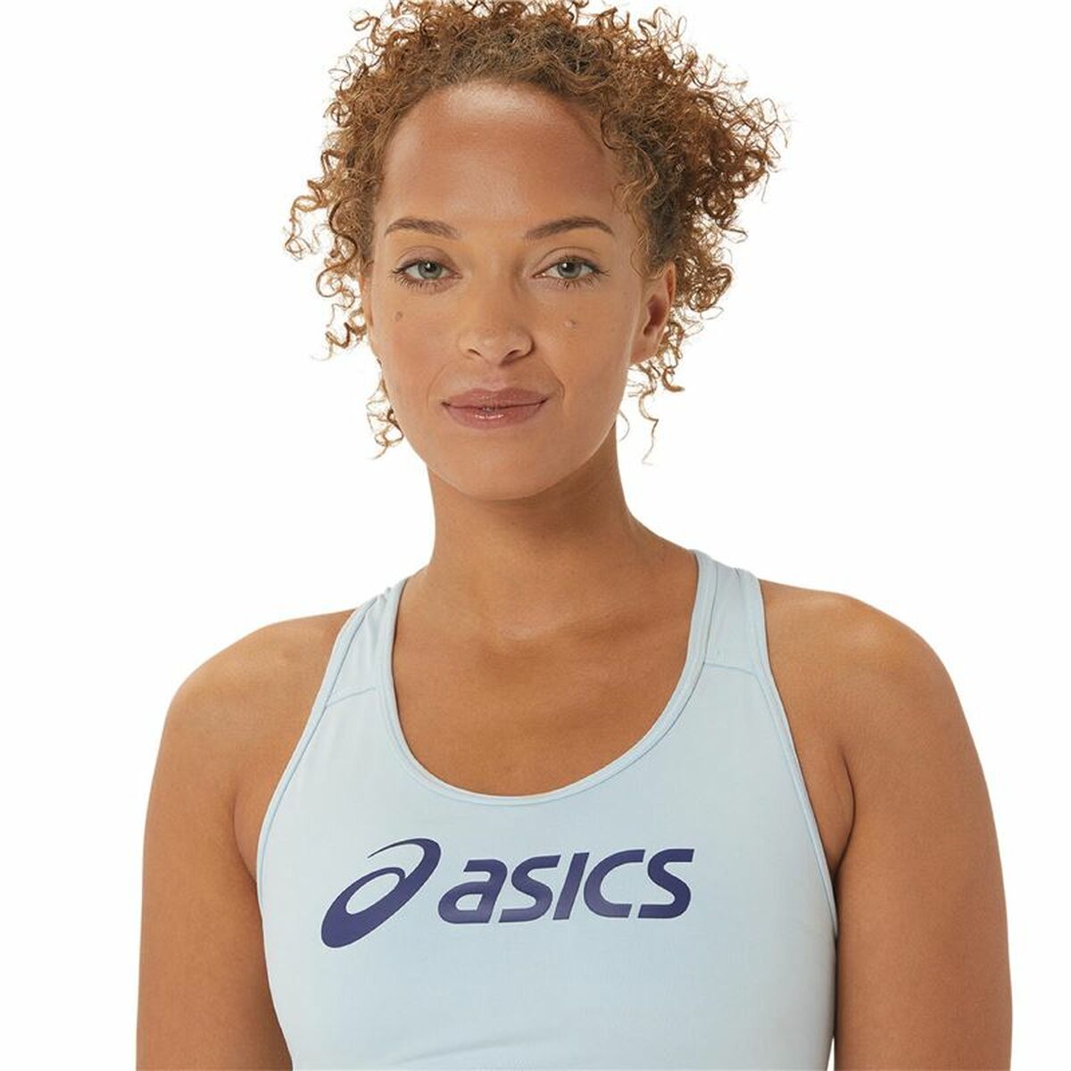 Soutien-gorge de Sport Asics Core Logo Bleu clair