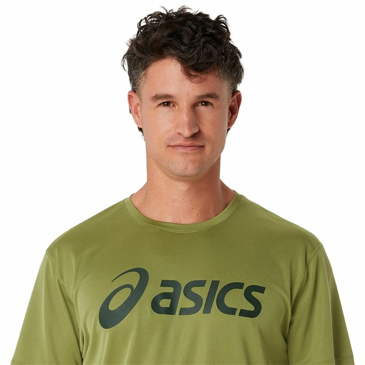 Herren Kurzarm-T-Shirt Asics Core Top  Militärgrün