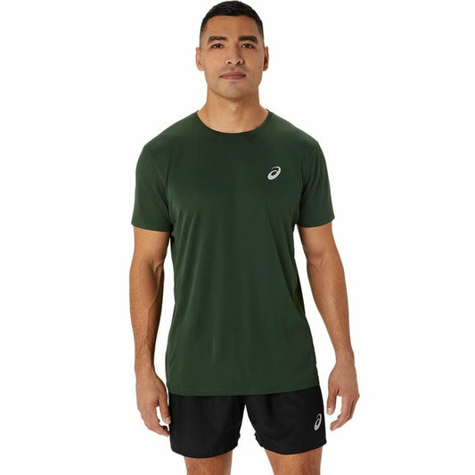 Herren Kurzarm-T-Shirt Asics Core Ss Top Hombre grün