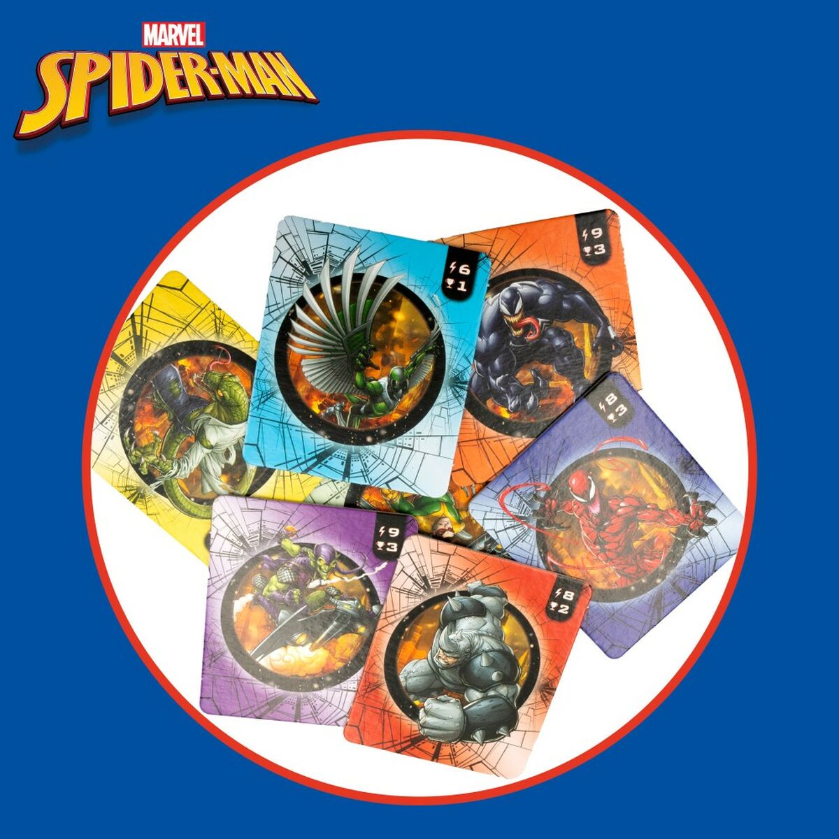 Tischspiel Spider-Man Defence Game (6 Stück)