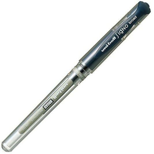 Liquid ink pen Uni-Ball Signo Broad UM-153 W Dark blue 0,6 mm (12 Pieces)