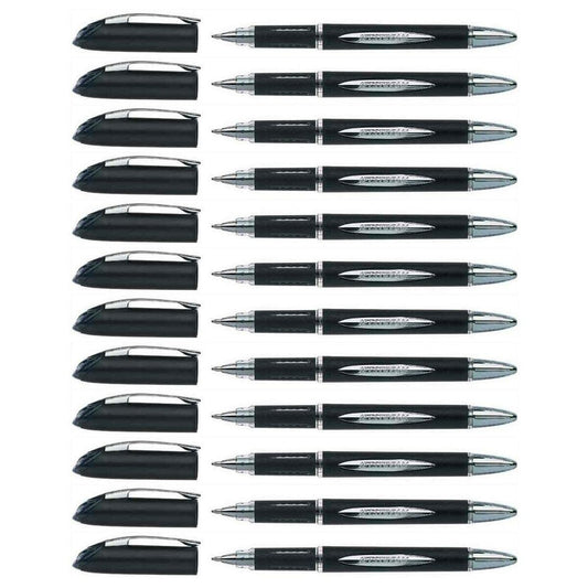 stylo à encre liquide Uni-Ball Rollerball Jestsream SX-210 Noir 1 mm (12 Pièces)