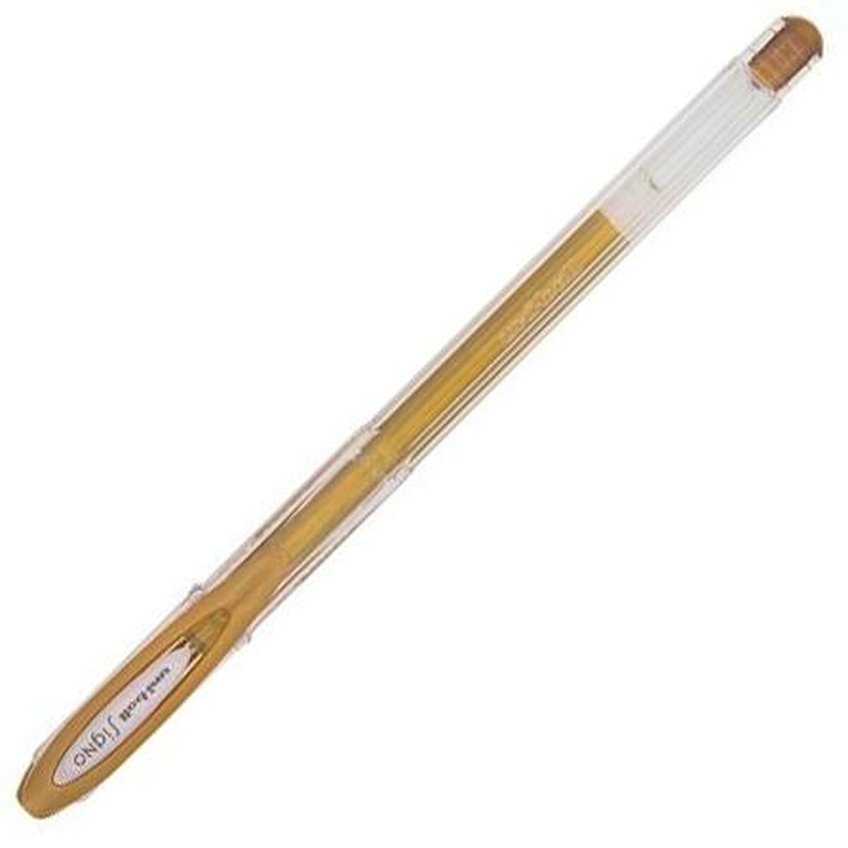 stylo à encre liquide Uni-Ball Rollerball Signo Noble Doré Métallisé 0,5 mm (12 Pièces)