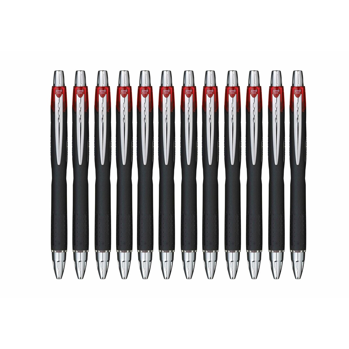 Liquid ink pen Uni-Ball Rollerball Jetstream SXN-210 Red 1 mm (12 Pieces)