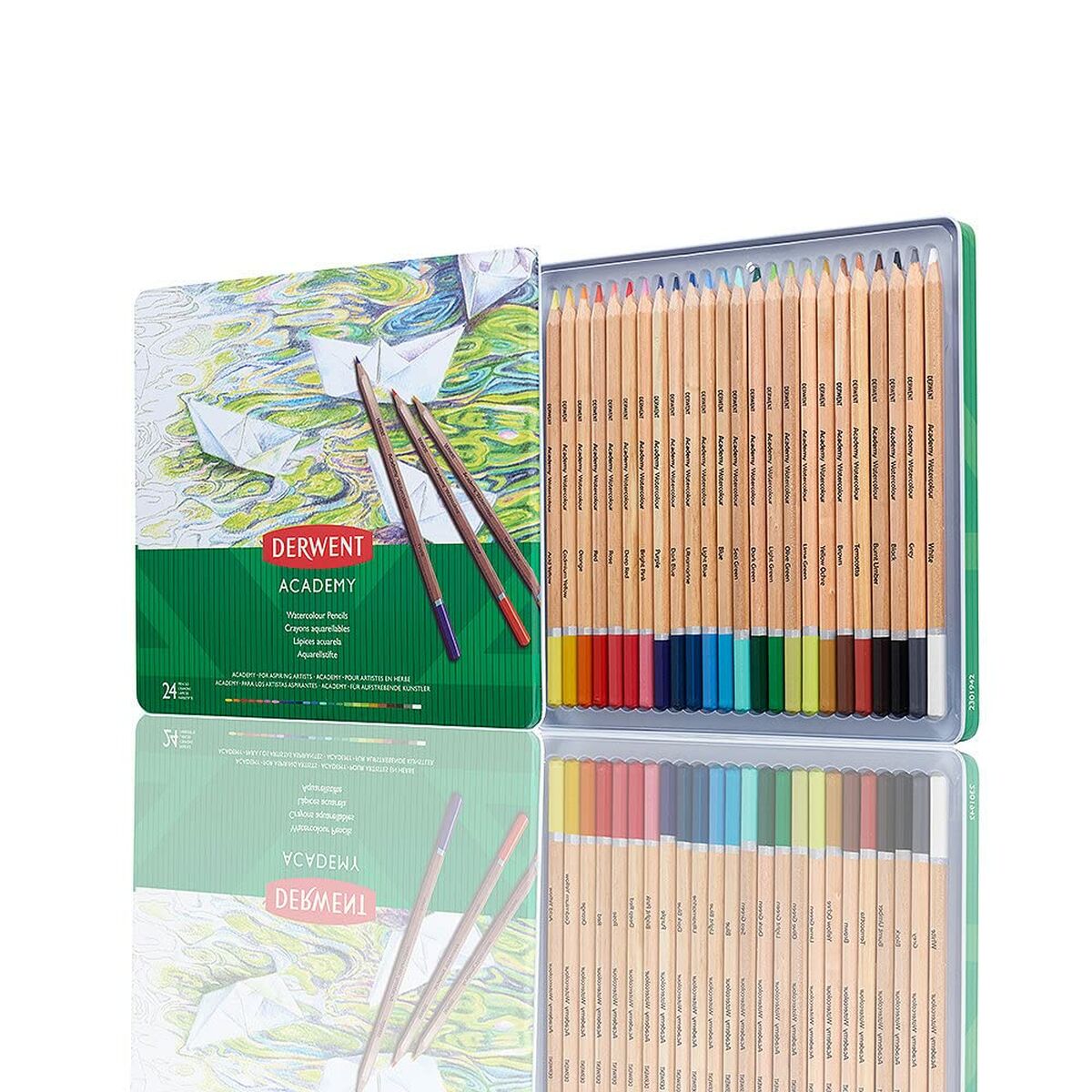 Crayons DERWENT Academy Multicouleur (24 Pièces)