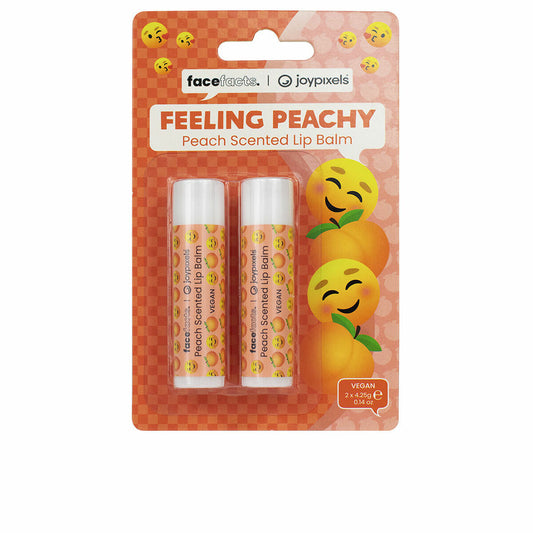 Baume à lèvres Face Facts Feeling Peachy Pêche 2 Unités 4,25 g