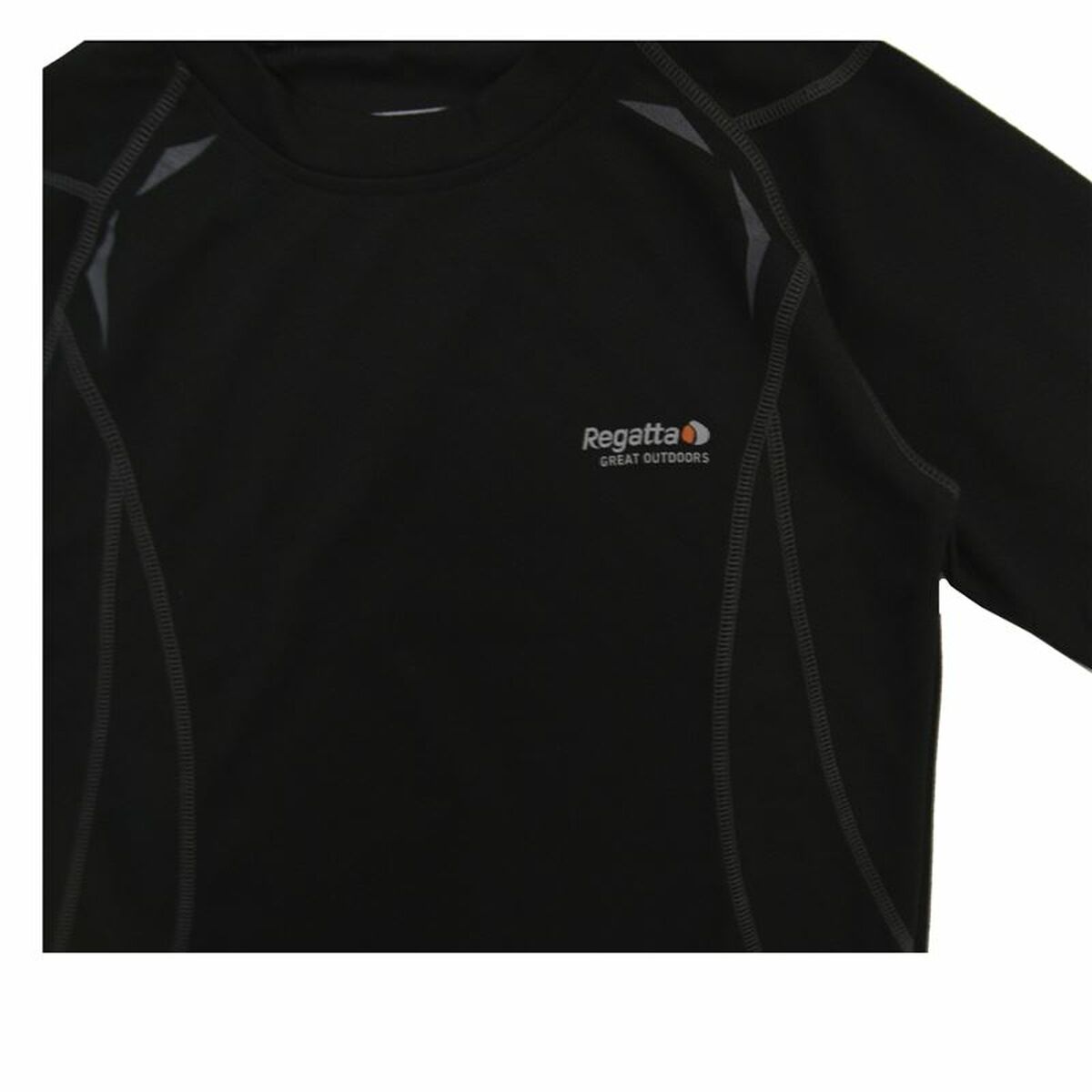 Thermoshirt für Kinder Regatta Schwarz