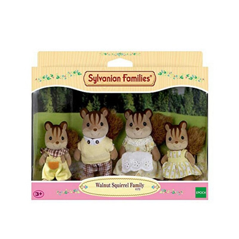 Dolls   Sylvanian Families 4172 Family Ecureuil Roux