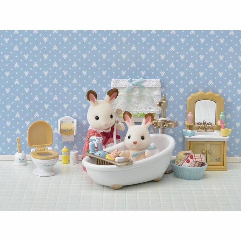 Dolls House Accessories Sylvanian Families Bathroom