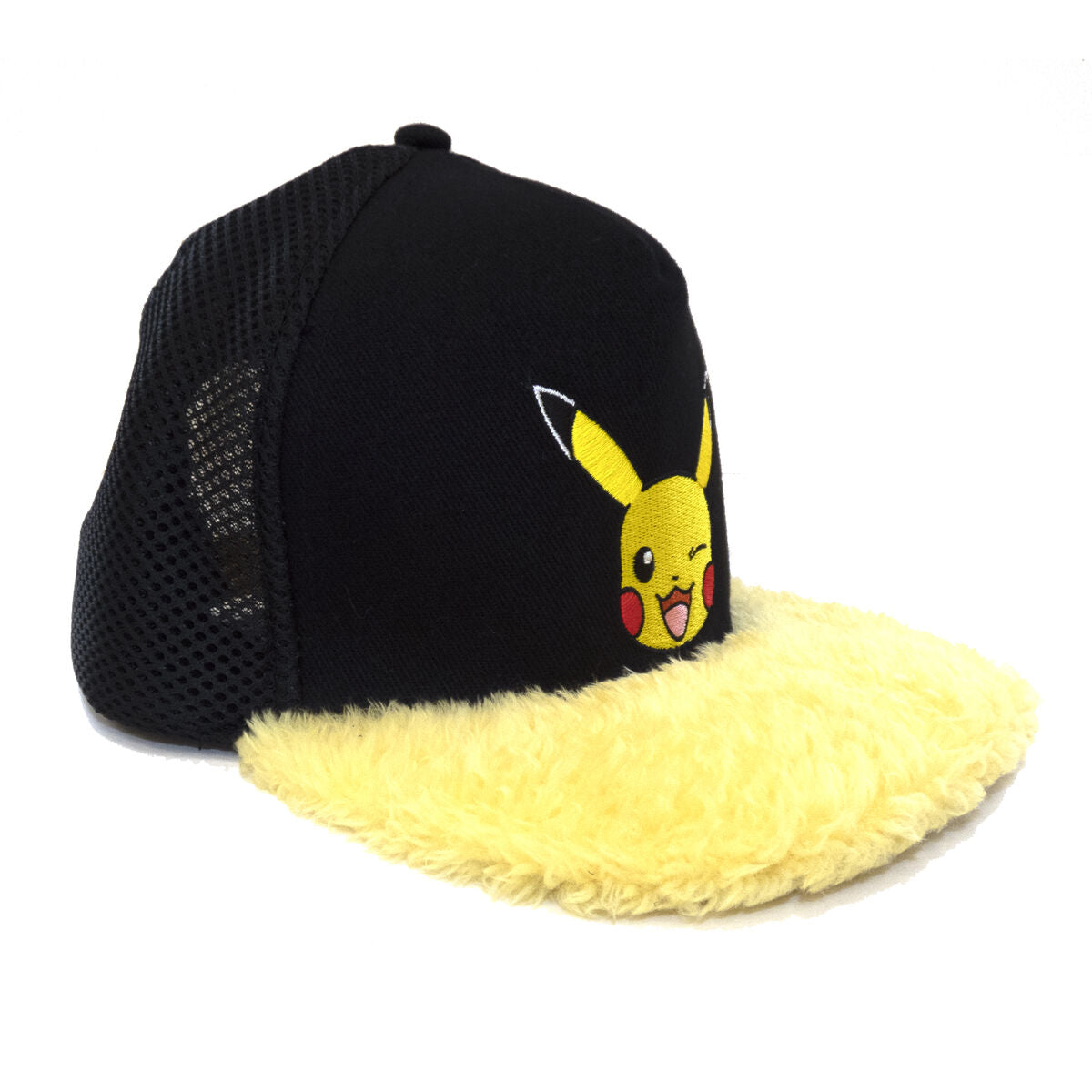 Unisex-Hut Pokémon Pikachu Wink Gelb Schwarz Einheitsgröße
