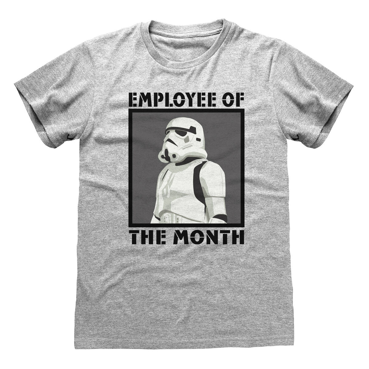 Kurzarm-T-Shirt Star Wars Employee of the Month Grau Unisex