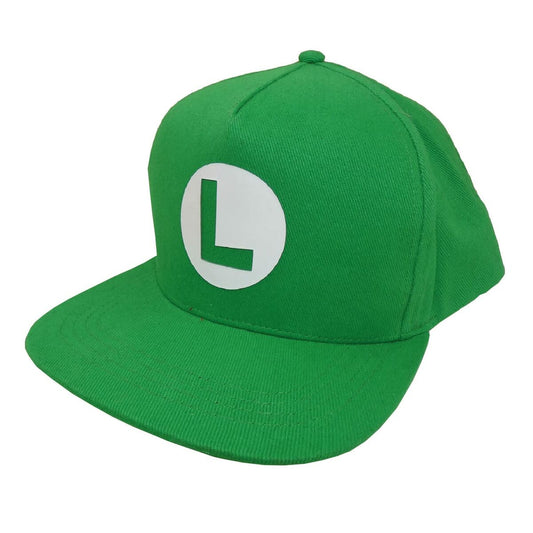 Unisex hat Super Mario Luigi Badge 58 cm Green One size