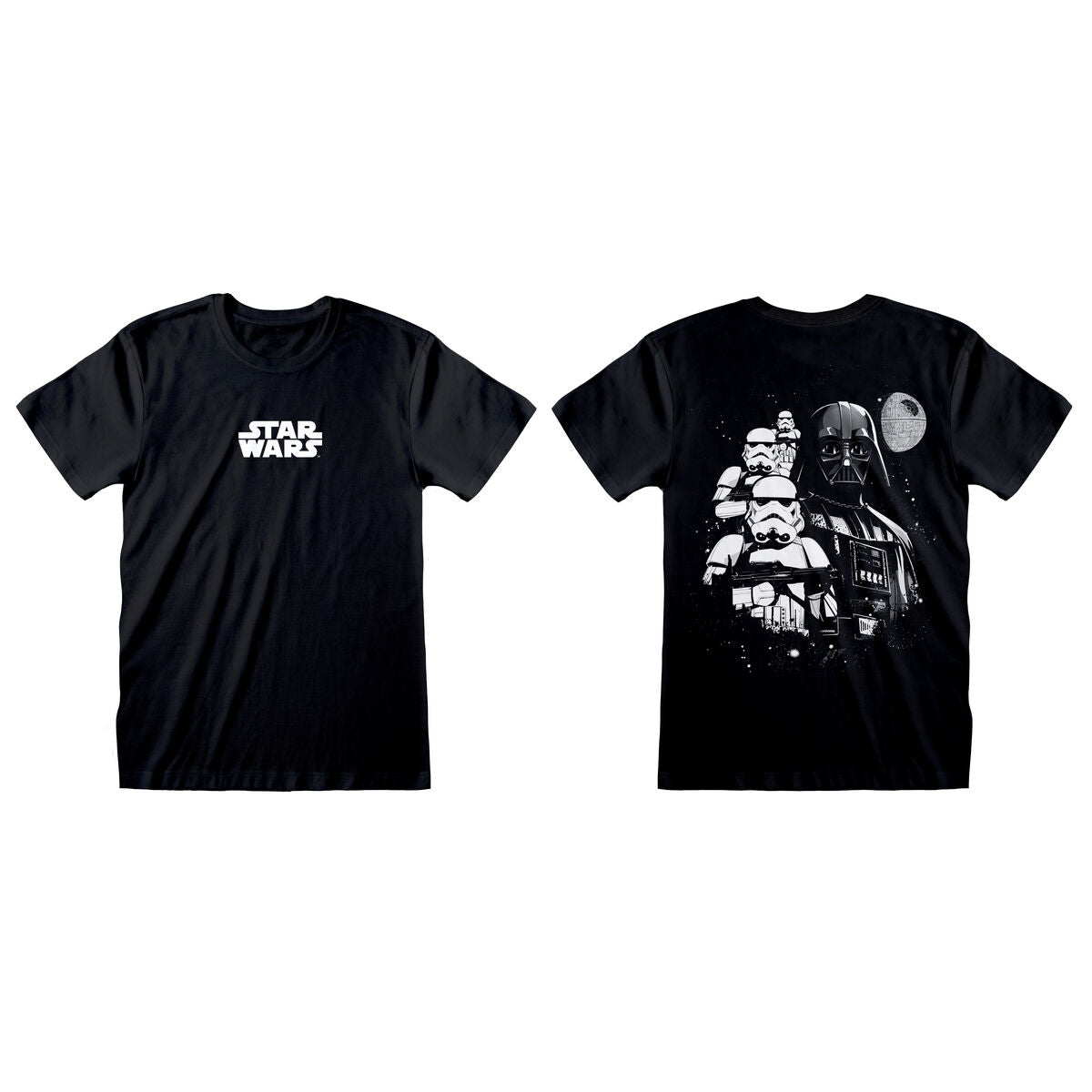 Short Sleeve T-Shirt Star Wars Collage Black Unisex