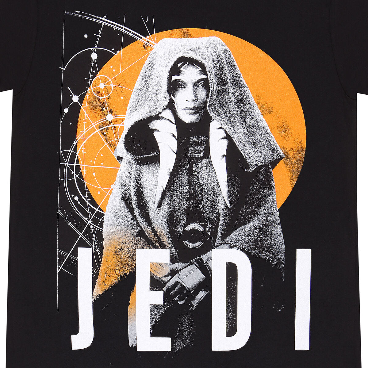 Kurzarm-T-Shirt Star Wars Jedi Schwarz Unisex