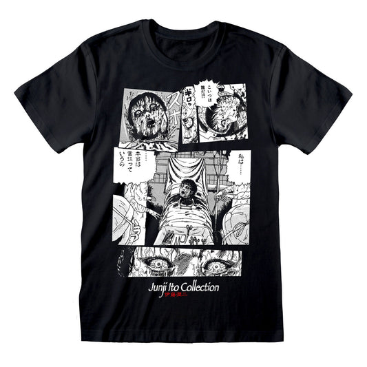 Kurzarm-T-Shirt Junji Ito Surgery Schwarz Unisex