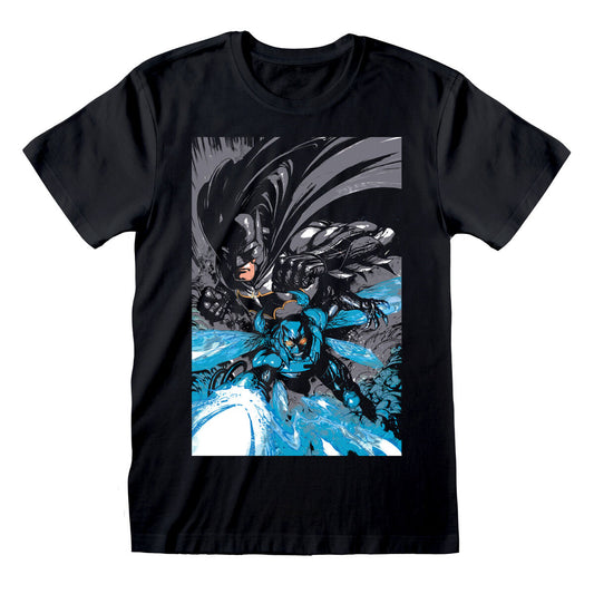 T shirt à manches courtes Batman Team Up Noir Unisexe